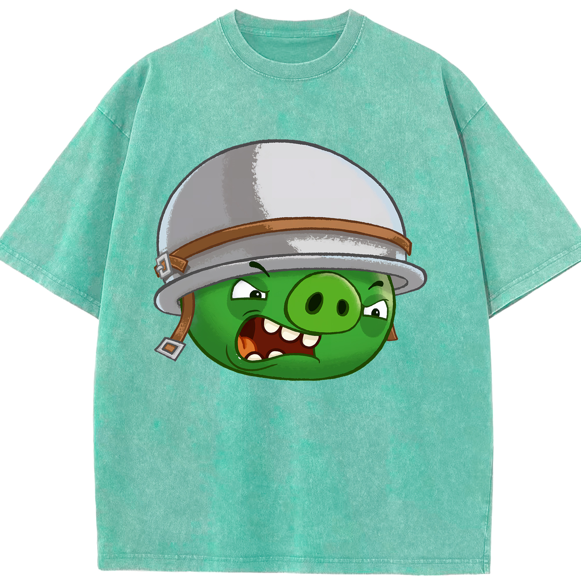 （画像用） Angry Birds アングリーバード 綿100% ヴィンテージ風 半袖Tシャツ（フロントプリント）